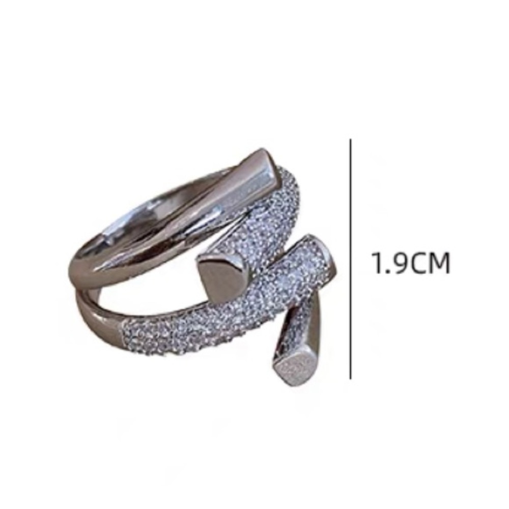 💎 BOGO❗️Silver Uneven Texture fashion Ring - Picture 5 of 8